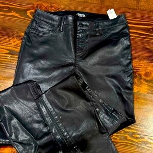 Chicos BNWT size 4 R coated fly front jeggings 
jean fashion